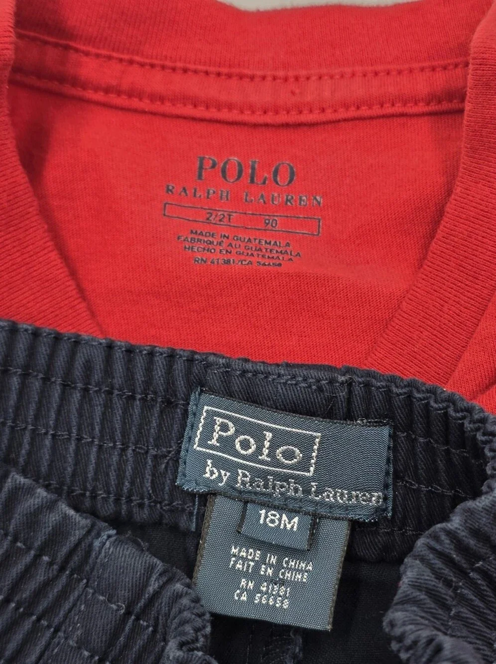 Polo Ralph Lauren toddler boys' V-neck tee and shorts